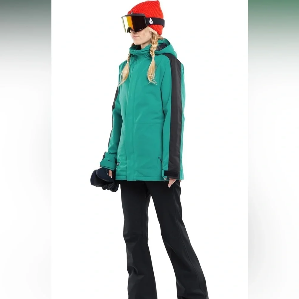 NEW Volcom Women's Westland Insulated Snowboard Ski Winter Hooded Jacket, L